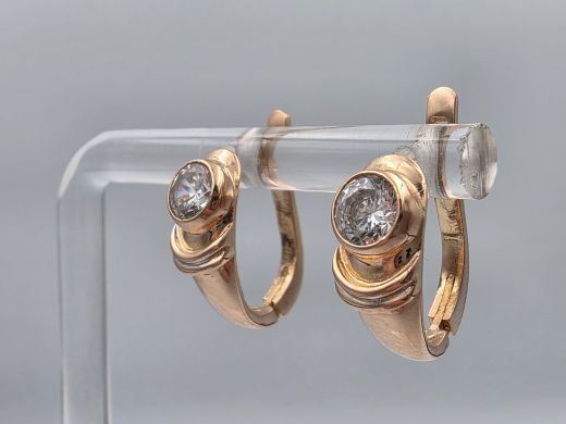 Золотые серьги, 3.76 г