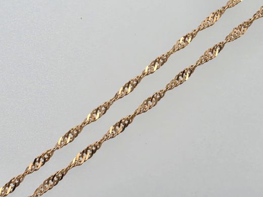 Gold chain, 0.83 g, size 45 cm