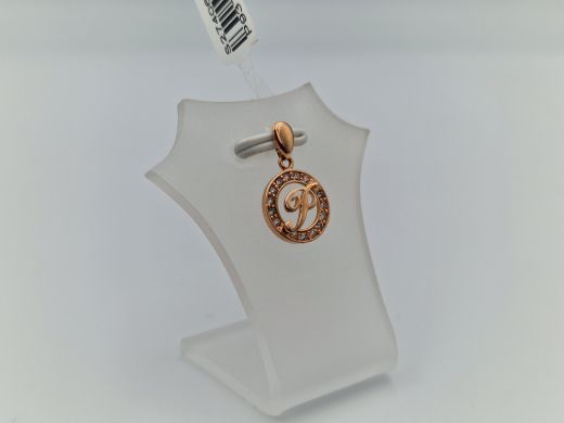 Zelta kulons ar cirkoniju, 0.87 g