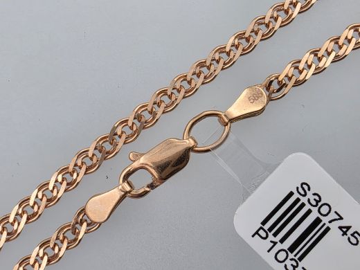 Золотая цепочка, 6.63 г, разм. 55 cm