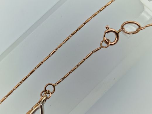 Zelta kulons ar cirkoniju, 1.73 g, izm. 28