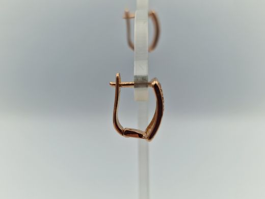 Zelta auskari ar cirkoniju, 3.03 g