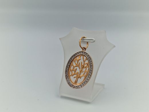 Zelta kulons ar cirkoniju, 2.36 g