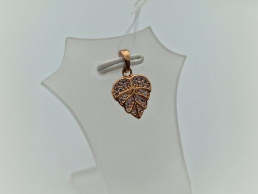 Zelta kulons ar cirkoniju, 0.98 g