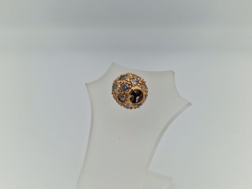 Zelta kulons ar cirkoniju, 2.35 g