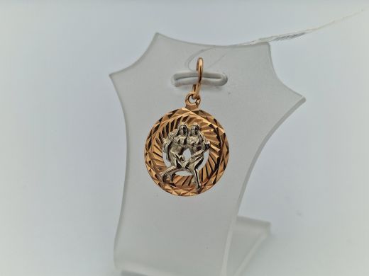 Золотой кулон, 0.9 г