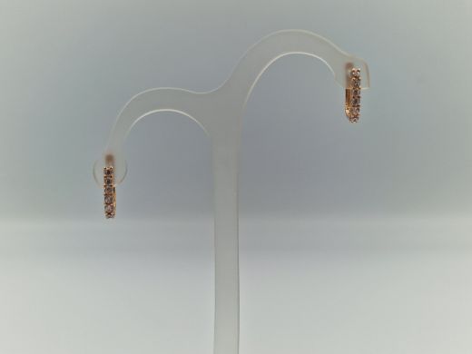 Zelta auskari ar cirkoniju, 2.05 g