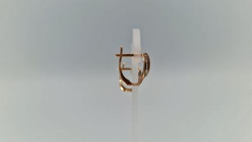 Zelta auskari ar cirkoniju, 3.35 g