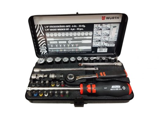 Wurth 1/4 Socket Wrench Set 