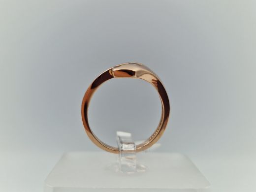 Zelta gredzens ar cirkoniju, 2.81 g, izm. 16