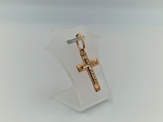 Золотой кулон с цирконом, 1.65 г