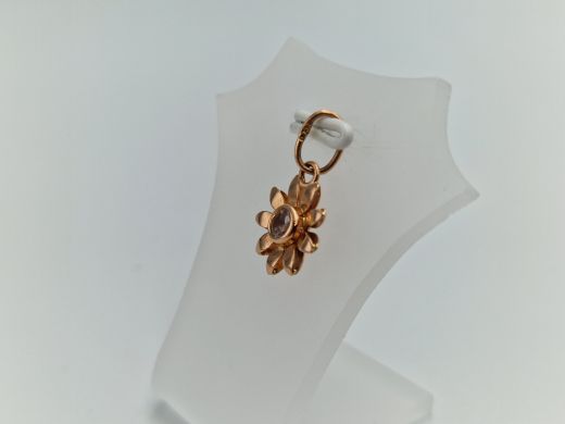 Zelta kulons ar cirkoniju, 0.59 g