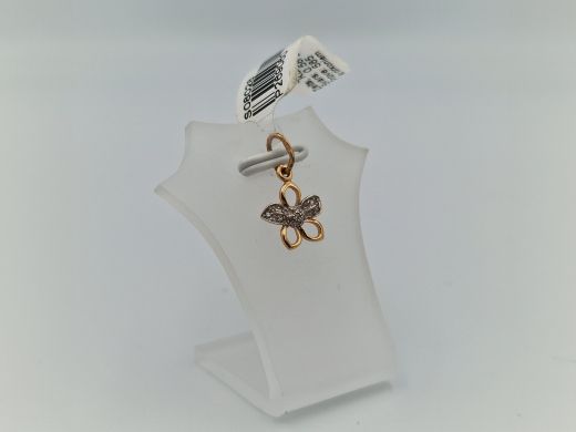 Zelta kulons ar cirkoniju, 0.58 g