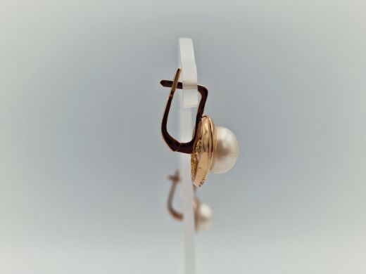 Zelta auskari ar cirkoniju, 6.17 g