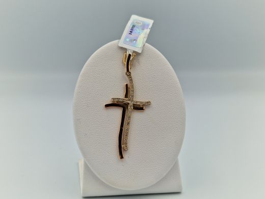 Zelta kulons ar briljantu, 2.77 g