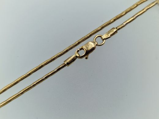 Золотое ожерелье с цирконом, 10.19 г