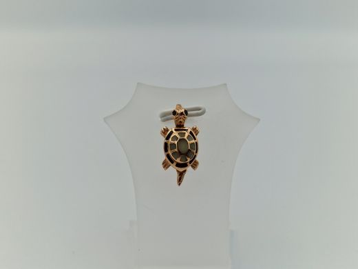 Золотой кулон с цирконом, 1.93 г