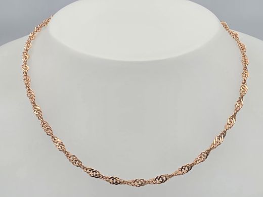 Gold chain, 3.26 g, size 45 cm