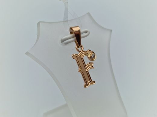 Zelta kulons ar cirkoniju, 0.68 g