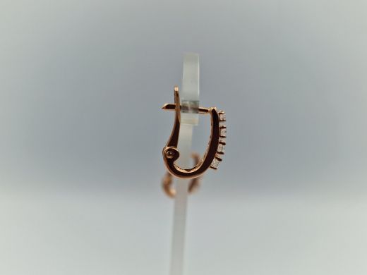 Zelta auskari ar cirkoniju, 1.99 g