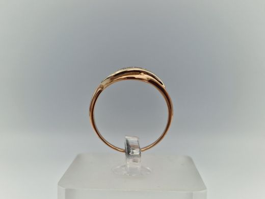 Zelta gredzens ar briljantu, 1.69 g, izm. 17.5