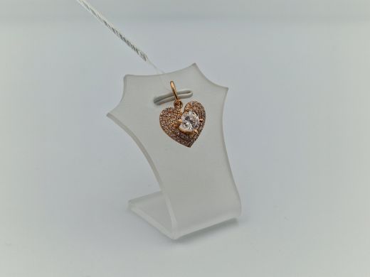 Zelta kulons ar cirkoniju, 1.68 g