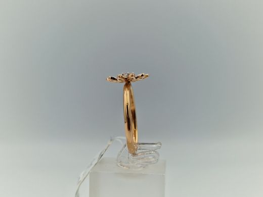 Zelta gredzens ar cirkoniju, 2.71 g, izm. 18