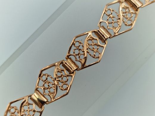 Zelta rokassprādze, 11.57 g, izm. 16