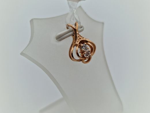 Zelta kulons ar cirkoniju, 0.99 g