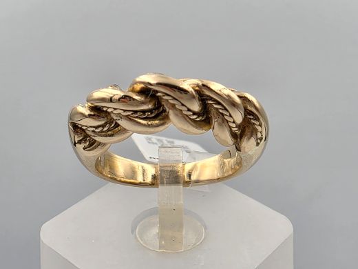 Gold ring, 9.42 g, size 16.5