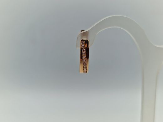 Zelta auskari ar cirkoniju, 1.78 g