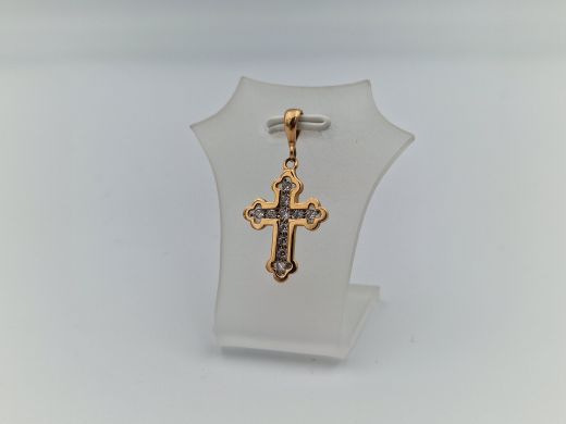 Золотой кулон с цирконом, 1.8 г