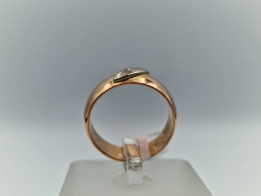 Золотые серьги с цирконом, 3.59 г