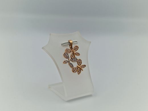 Zelta kulons ar cirkoniju, 1.65 g