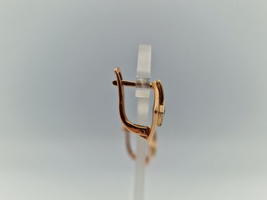 Zelta auskari ar cirkoniju, 2.54 g