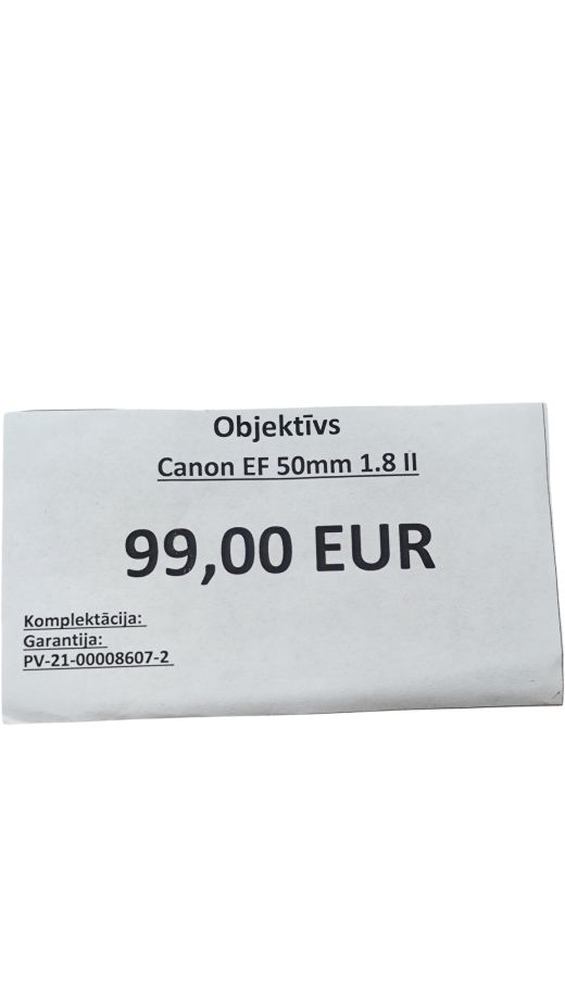 Canon Ef 50Mm 1:1.8 Ii