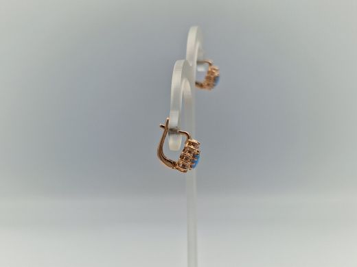 Zelta auskari ar cirkoniju, 3.48 g