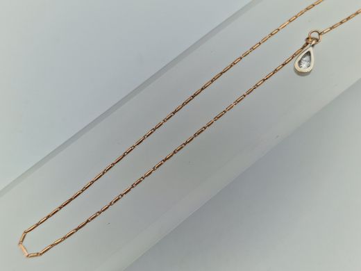 Zelta kulons ar cirkoniju, 1.73 g, izm. 28