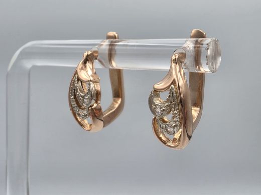 Золотые серьги, 3.58 г