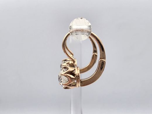 Gold earrings, 1.73 g