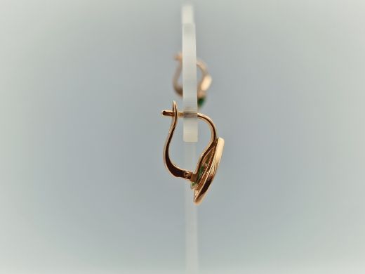 Zelta auskari ar cirkoniju, 3.15 g