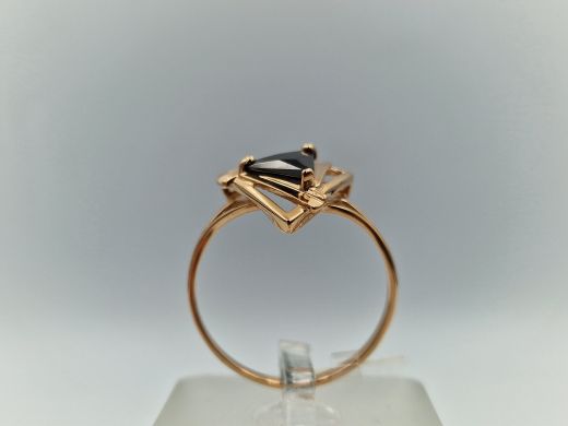 Zelta gredzens ar cirkoniju, 2.81 g, izm. 20.5