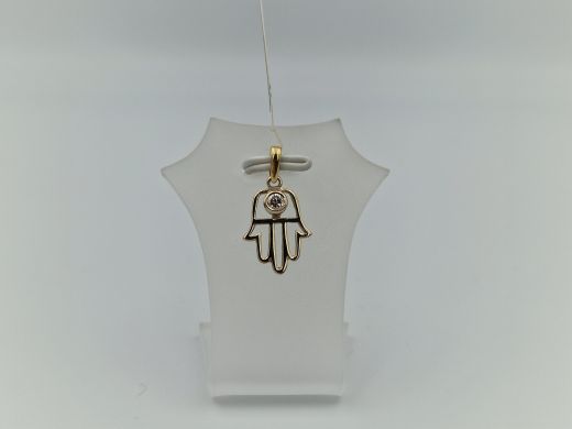 Zelta kulons ar briljantiem, 0.97 g