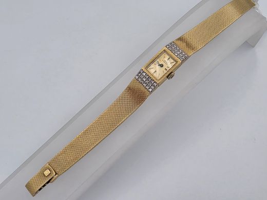 Zelta pulkstenis ar briljantu, 47.52 g