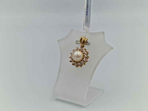 Zelta kulons ar safīru, 2.11 g