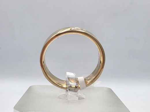 Золотое кольцо с бриллиантом, 5.11 г, разм. 18