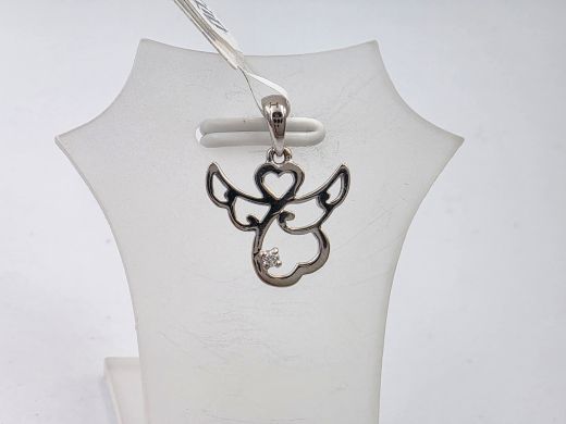 Золотой кулон с бриллиантом, 0.71 г