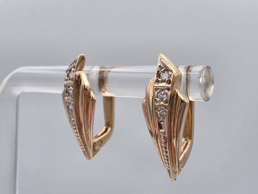 Золотые серьги, 2.94 г