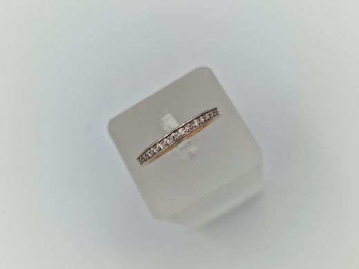 Zelta gredzens ar cirkoniju, 2.21 g, izm. 18.5