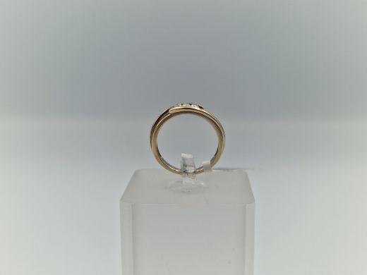 Zelta gredzens ar briljantu, 1.94 g, izm. 15.5